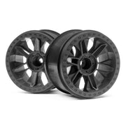HPI 116528 6-Shot St Wheel (Black/2pcs)