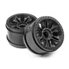 HPI 116528 6-Shot St Wheel (Black/2pcs)