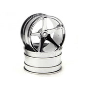 HPI 3032 Super Star Wheel 57X35mm (2.2In) Chromesuper Nitro