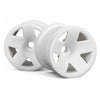 HPI 3040 Type F5 Truck Wheel Front White
