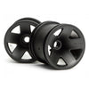 HPI 3041 Type F5 Truck Wheel Front Black