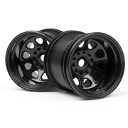 HPI 3061 Classic King Wheel Black (2.2In/2pcs)