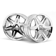 HPI 3344 Lp32 Wheel Work Ls406 Chrome (2pcs)