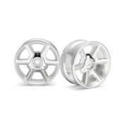 HPI 33471 Gt Wheel Silver (6mm Offset/2pcs)