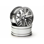 HPI 3712 Mesh Wheel 26mm (Chrome)(1mm Offset)
