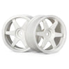 HPI 3840 Te37 Wheel 26mm White(3mm Offset)