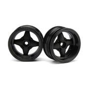 HPI 3911 Mx60 4 Spoke Wheel Black (6mm Offset/2pcs)