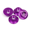 HPI 87268 Serrated Flange Nut M4 (Purple/4Pc)