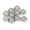HPI 95862 Aluminum Lock Nut M5 (Silver/10pcs)