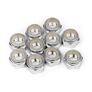 HPI 95862 Aluminum Lock Nut M5 (Silver/10pcs)