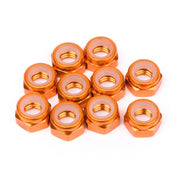 HPI 95864 Aluminum Lock Nut M5 (Orange/10pcs)