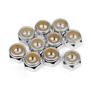HPI Z866 Aluminum Lock Nut M4 (Silver/10pcs)