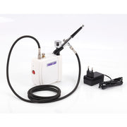 Hseng Mini Air Compressor Kit Includes Hose & HS-30 Airbrush No Moisture Trap