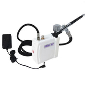 Hseng Mini Air Compressor Kit Includes Hose & HS-30 Airbrush No Moisture Trap