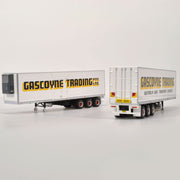 Highway Replicas 12025 1/64 Freight Road Train Prime Mover Dolly and 2 Freight Trailers