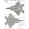 Hasegawa 07555 1/48 F-22 Raptor Hawaii Ang