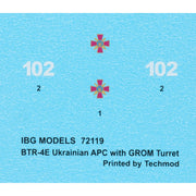 IBG Models 72119 1/72 BTR-4E Ukranian APC with GROM Turret