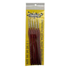 Icky Sticky 14015 Synthetic Hair Detail Paint Brush Set 5/0 3/0 2/0 0 1