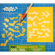 Icky Sticky 32007 Masking Tape Sheets 200mm x 300mm (3 Pack)