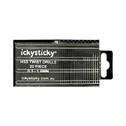 Icky Sticky 550102 HSS Micro Twist Drills 0.33mm - 1.6mm