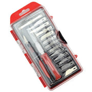 Icky Sticky 550123 16 Piece Hobby Knife Set