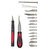 Icky Sticky 550123 16 Piece Hobby Knife Set