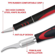 Icky Sticky 550123 16 Piece Hobby Knife Set