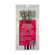 Icky Sticky 560298 Flexible Metal Alligator Clips (10pk)
