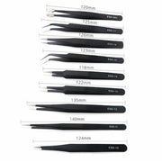 Icky Sticky 560302 9 Piece Precision Tweezer Set with Bag