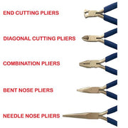 Icky Sticky 560305 5 Piece Mini Plier Set with Bag