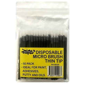 Icky Sticky 560326 Disposable Brush Thin Tip 50pk