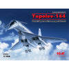 ICM 14401 1/144 Tupolev-144 Soviet Supersonic Passenger Aircraft