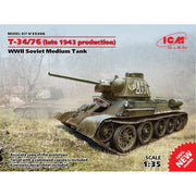 ICM 35366 1/35 T-34/76 Late 1943 Production WWII Soviet Medium Tank