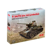 ICM 35366 1/35 T-34/76 Late 1943 Production WWII Soviet Medium Tank