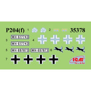 ICM 35378 1/35 Panzerspahwagen (Funk) P204(f), Armoured Command Vehicle 4823044411559
