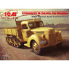 ICM 35412 1/35 V3000S/SS M Sd.Kfz.3b Maultier WWII German Semi-Tracked Truck 4823044402717