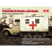 ICM 35414 1/35 V3000S/SS M Maultier with Shelter WWII German Truck 4823044403189