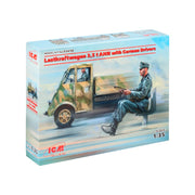ICM 35418 1/35 Lastkraftwagen 3 5 t AHN with German Drivers