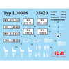 ICM 35420 1/35 Type L3000S WWII German Truck 4823044404384