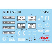 ICM 35451 1/35 KHD S3000 WWII German Army Truck 4823044403646
