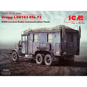ICM 35462 1/35 Krupp L3H163 Kfz.72 WWII German Radio Communication Truck 4823044402724