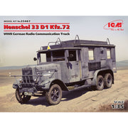 ICM 35467 1/35 Henschel 33 D1 Kfz.72 WWII German Radio Communication Truck 4823044402731