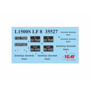 ICM 35527 1/35 L1500S LF 8 German Light Fire Truck 4823044402946