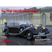 ICM 35533 1/35 Typ 770K W150 Tourenwagen WWII German Leaders' Car 4823044402755