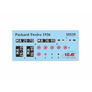 ICM 35535 1/35 Packard Twelve Model 1936 WWII Soviet Leaders' Car with Passengers 4823044402762