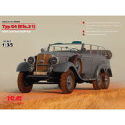 ICM 35538 1/35 Type G4 Kfz.21 WWII German Staff Car 4823044402977