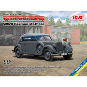 ICM 35542 1/35 Typ 320 W142 Cabriolet Soft Top WWII German Staff Car