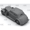 ICM 35542 1/35 Typ 320 W142 Cabriolet Soft Top WWII German Staff Car