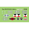ICM 35542 1/35 Typ 320 W142 Cabriolet Soft Top WWII German Staff Car