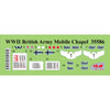 ICM 35585 1/35 Confession before the fight WWII British Army Mobile Chapel & 'You are important to God 4823044411597